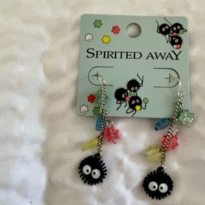 New Spirited Away Soot Sprite Earrings